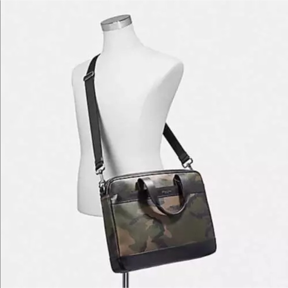 Coach Hamilton Camo Print Briefcase Bag New in bag - Picture 5 of 5
